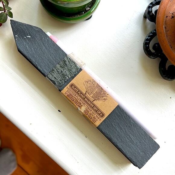 Slate Plant Marker Set of 6 - Picture 1 of 5